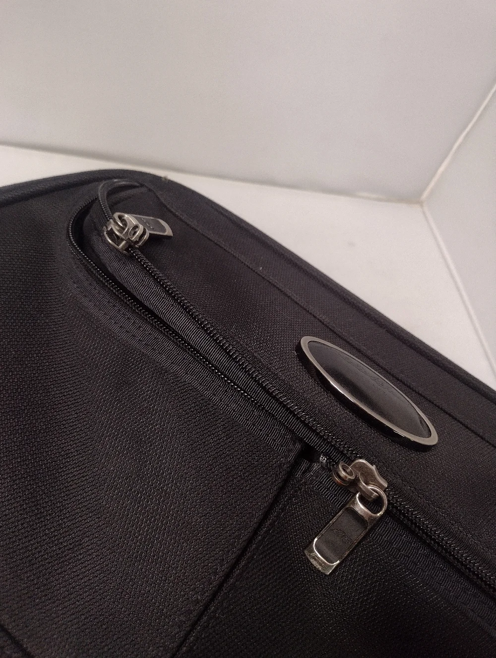 Eddie Bauer Bag Laptop Briefcase Carry on Case Canvas Black